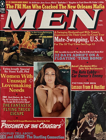 Men Vintage Adult Magazine