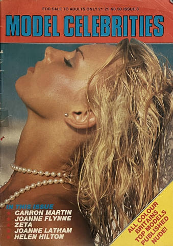 Model Celebrities Vintage Adult Magazine