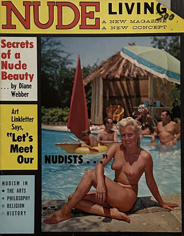 Nude Living Vintage Adult Magazine