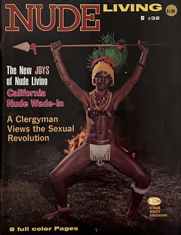 Nude Living Vintage Adult Magazine