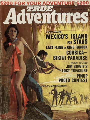 True Adventures Vintage Adult Magazine