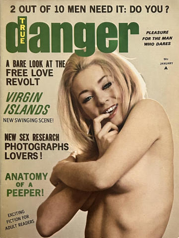 True Danger Vintage Adult Magazine