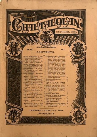The Chautauquan Vol. VII No. 1
