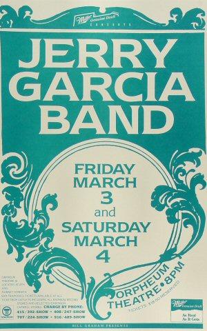 Jerry Garcia Band Poster