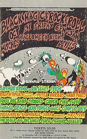 The Crazy World of Arthur Brown Vintage Concert Poster from