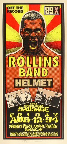 Rollins Band Silkscreen