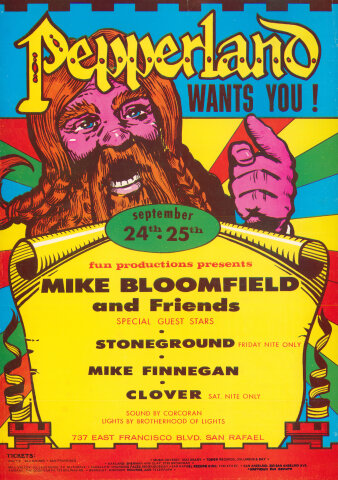 Mike Bloomfield and Friends Poster