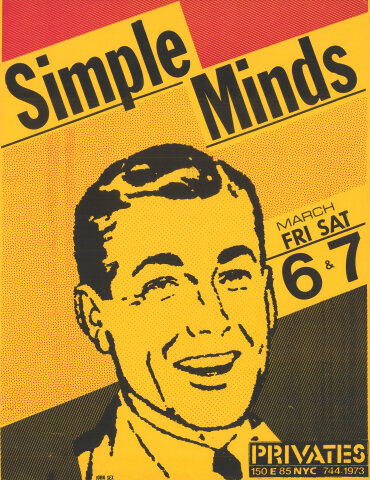 Simple Minds Poster