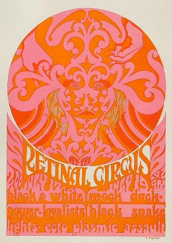 Black And White Postcard From >> Black And White Power Vintage Concert Postcard From Retinal Circus Black And White Postcard From >> Black And White Power Vintage Concert Postcard From Retinal Circus