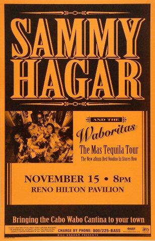 Sammy Hagar & the Waboritas Poster