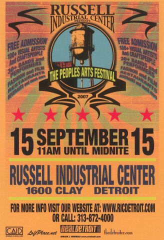 The Peoples Arts Festival Handbill