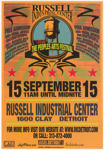 The Peoples Arts Festival Poster