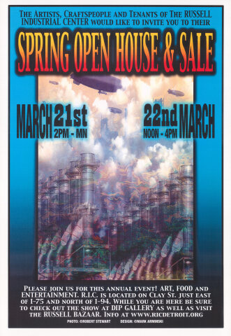 Spring Open House & Sale Poster