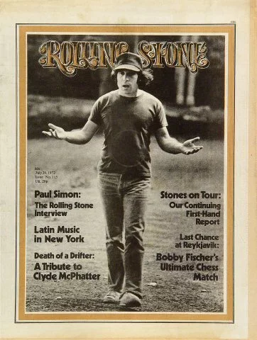 Rolling Stone | July 20, 1972 at Wolfgang's