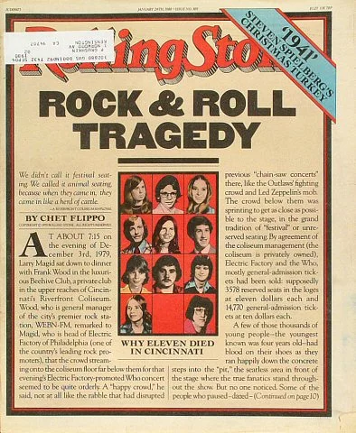 Rolling Stone | January 24, 1980 at Wolfgang's