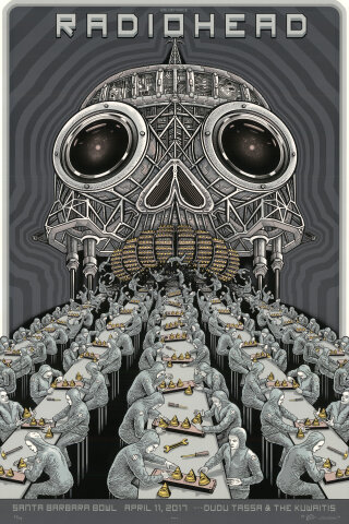 Radiohead Silkscreen