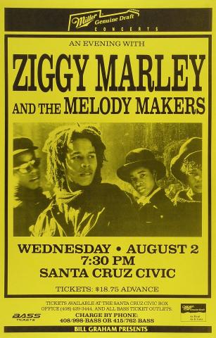 Ziggy Marley & the Melody Makers Poster
