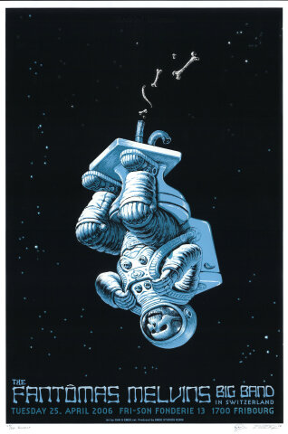 Fantomas Melvins Big Band Silkscreen