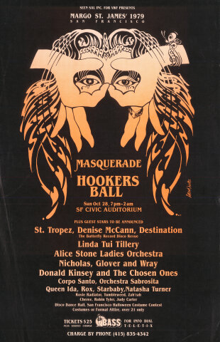 Margo St. James' San Francisco Masquerade Ball Poster