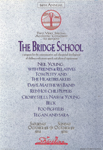 Bridge School Benefit Poster