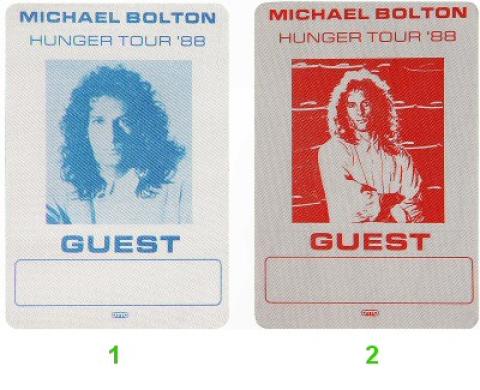 Michael Bolton Backstage Pass