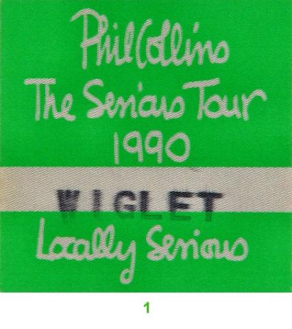 Phil Collins Backstage Pass