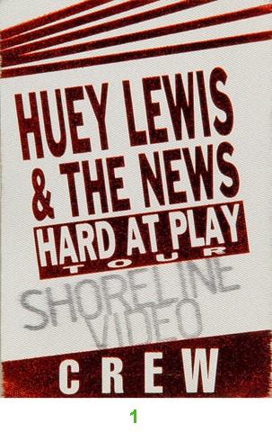 Huey Lewis & the News Backstage Pass