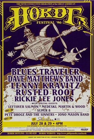 H.O.R.D.E. Festival Vintage Concert Poster from Shoreline