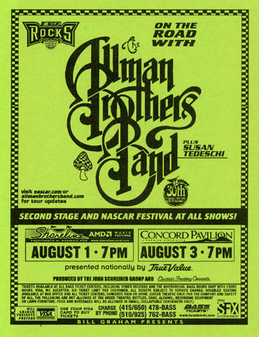 The Allman Brothers Band Handbill