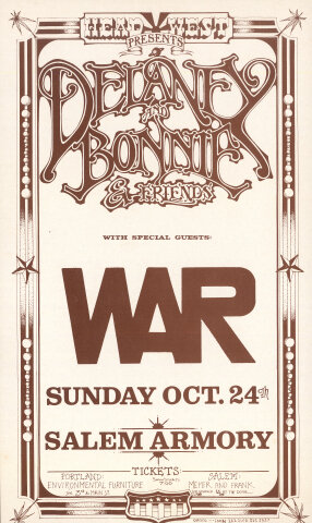 Delaney & Bonnie & Friends Handbill