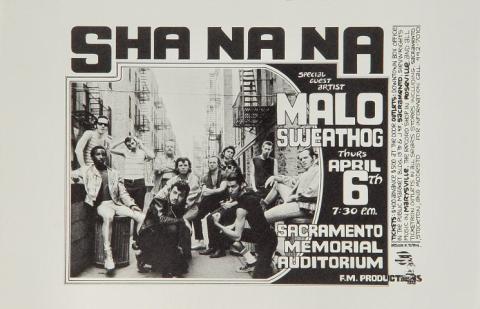 Sha Na Na Handbill