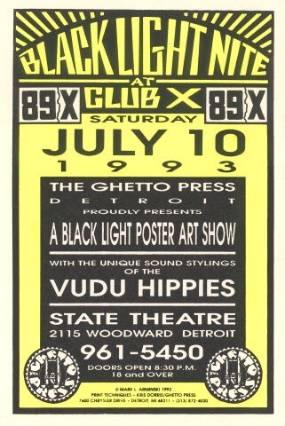 Vudu Hippies Handbill