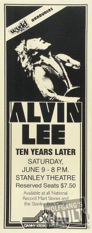 Alvin Lee Poster