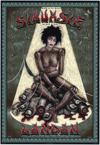 Siouxsie & the Banshees Silkscreen