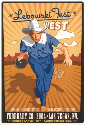 Lebowski Fest West Poster