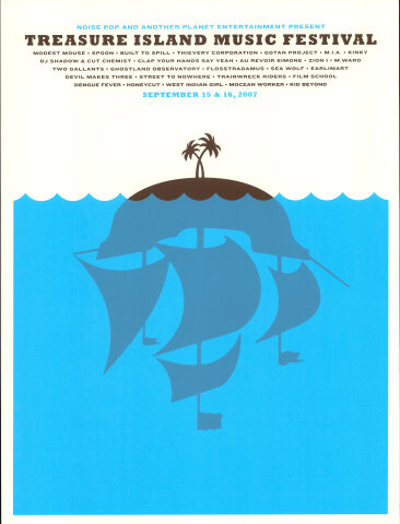 Treasure Island Music Festival Silkscreen