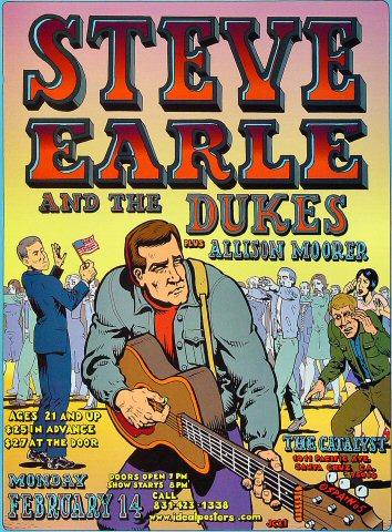 Steve Earle & the Dukes Poster