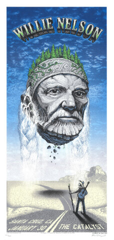 Willie Nelson Silkscreen