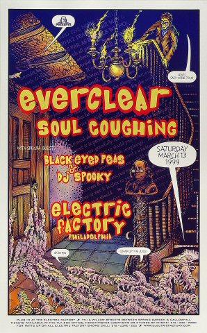 Everclear Vintage Concert Poster from Electric Factory, Mar 13