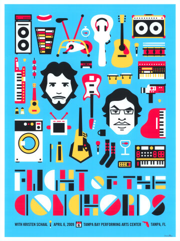 Flight of the Conchords Silkscreen
