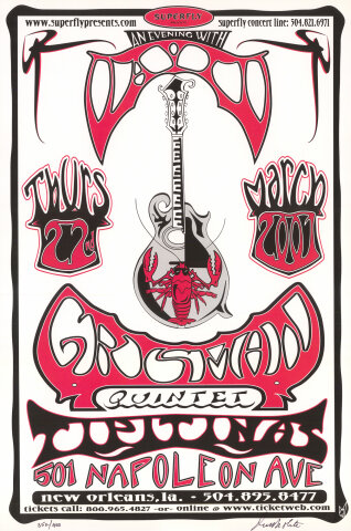 David Grisman Quintet Poster