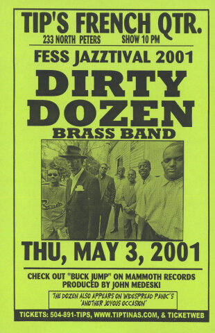 Dirty Dozen Brass Band Handbill