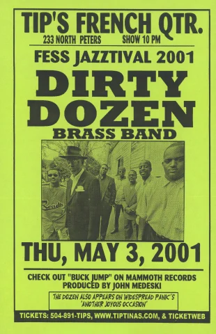 Dirty Dozen Brass Band Handbill