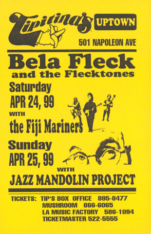 Bela Fleck & The Flecktones Handbill