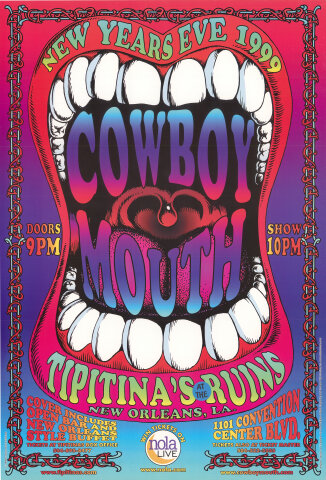 Cowboy Mouth Poster