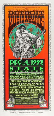 Straight Ahead Vintage Concert Poster from State Theatre, Dec 4