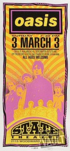 The Smashing Pumpkins Vintage Concert Silkscreen from Madison