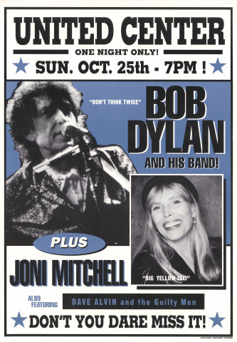 Bob Dylan & The Band Poster