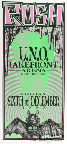 Soundgarden Vintage Concert Silkscreen from Roseland Ballroom, Nov