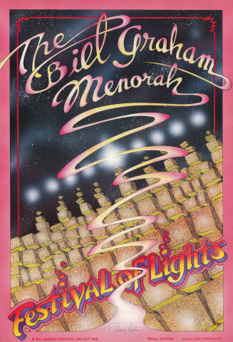 Bill Graham Menorah Festival of Lights Poster